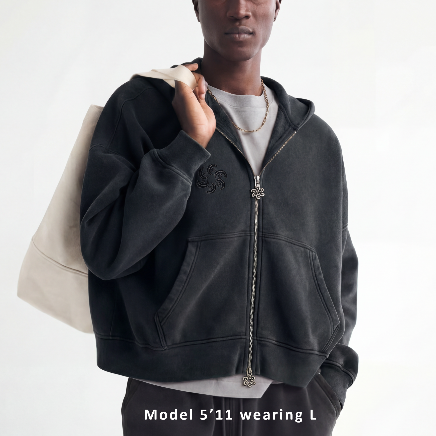 C.O.L. ZIPUP [BLACK]