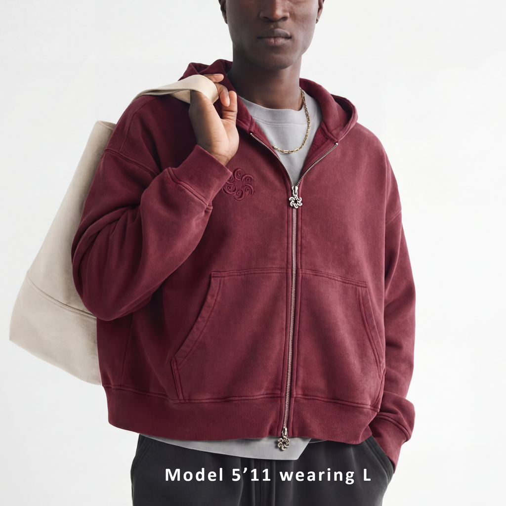 C.O.L. ZIPUP [MAROON]