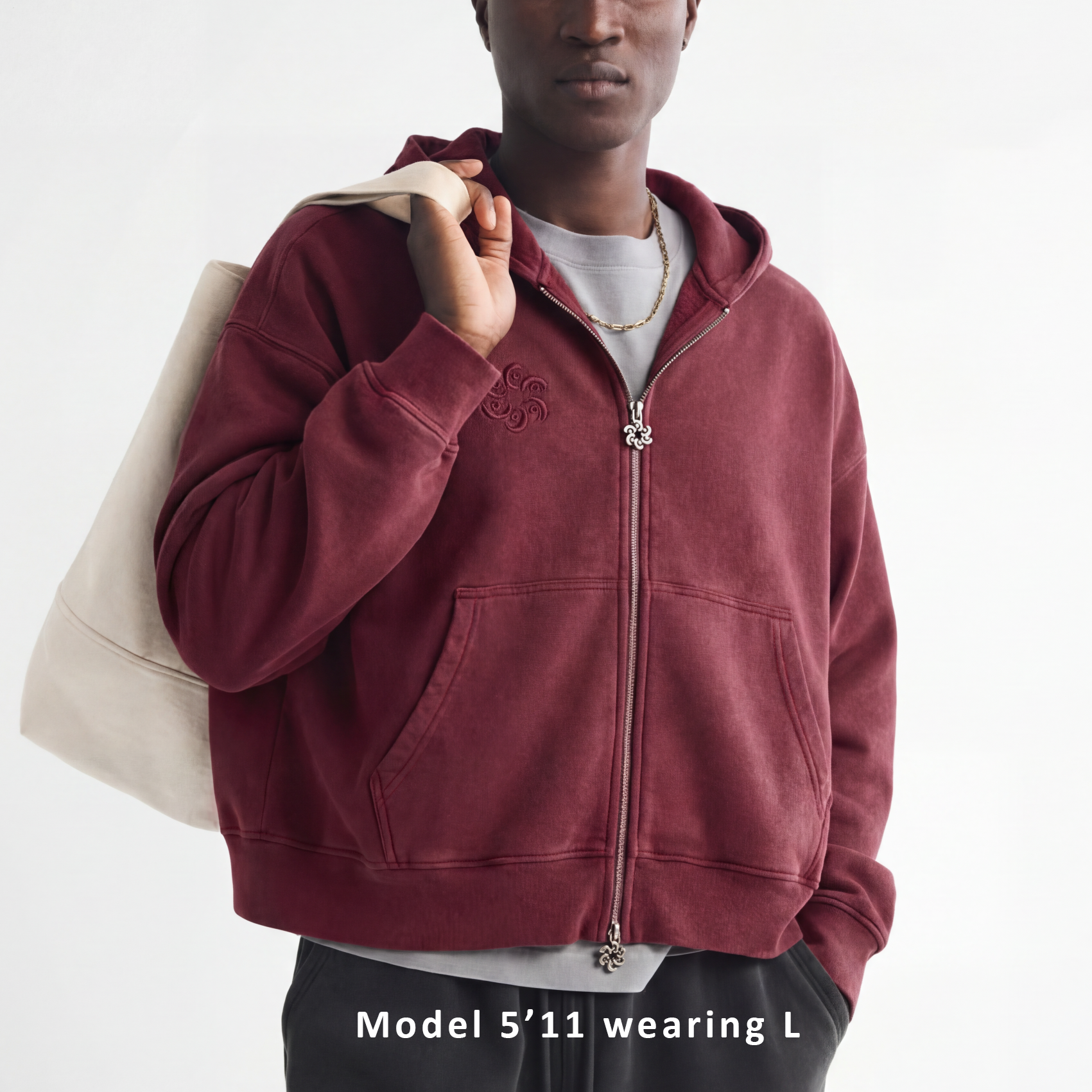 C.O.L. ZIPUP [MAROON]