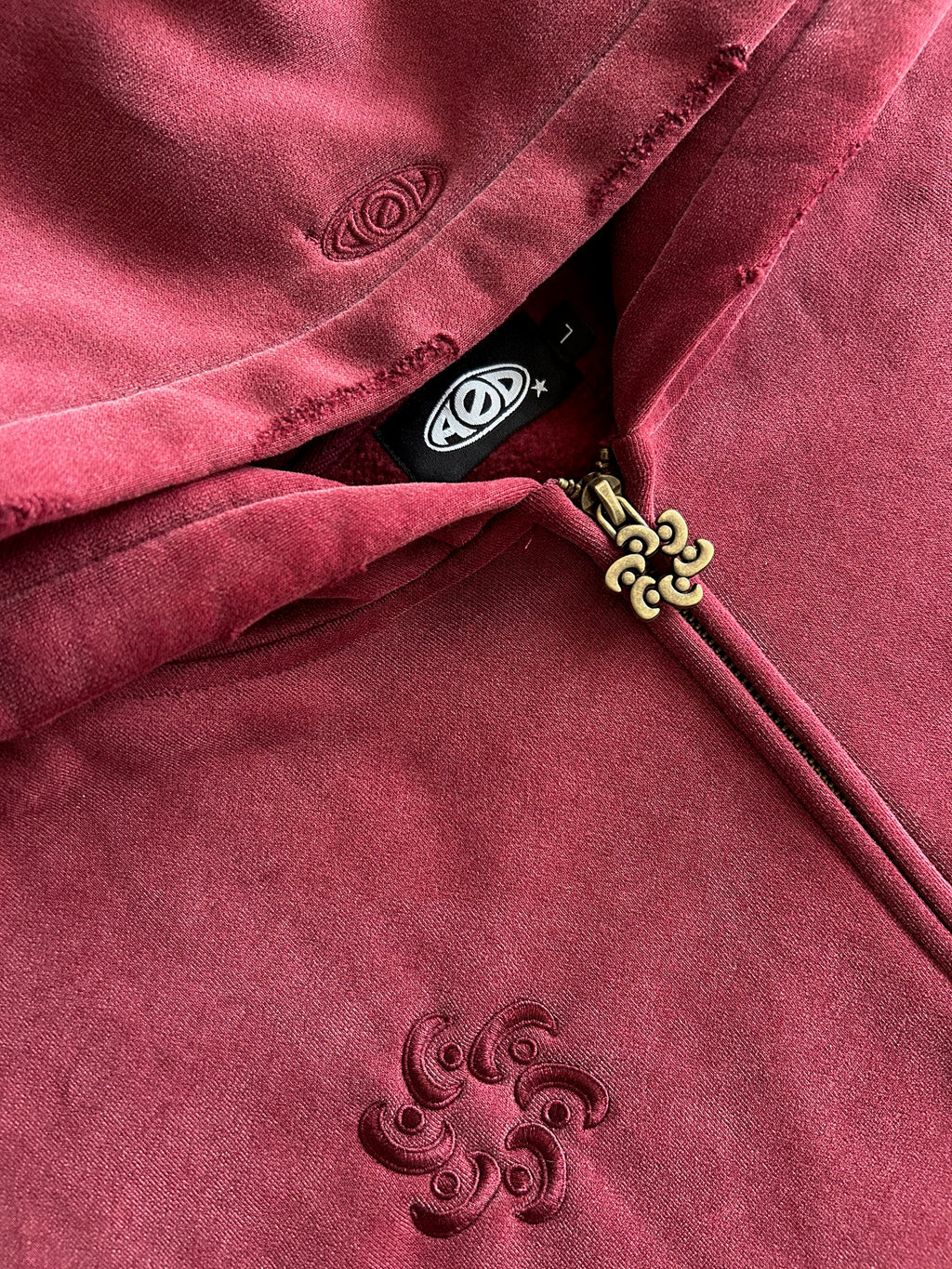 C.O.L. ZIPUP [MAROON]